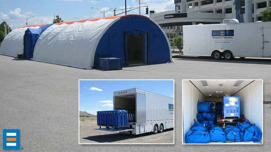 Ferry Industries enables delivery of medical tents