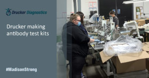 Drucker making antibody test kits